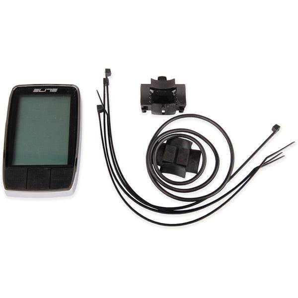 Elite ANT head unit accessory for Forte, Arion, and Qubo digital wireless trainers, shown with connection ports and branding.