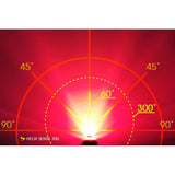 Black Moon Sport Helix Sense 300lm rear bike light with brake and auto brightness sensor, designed for visibility and safety.