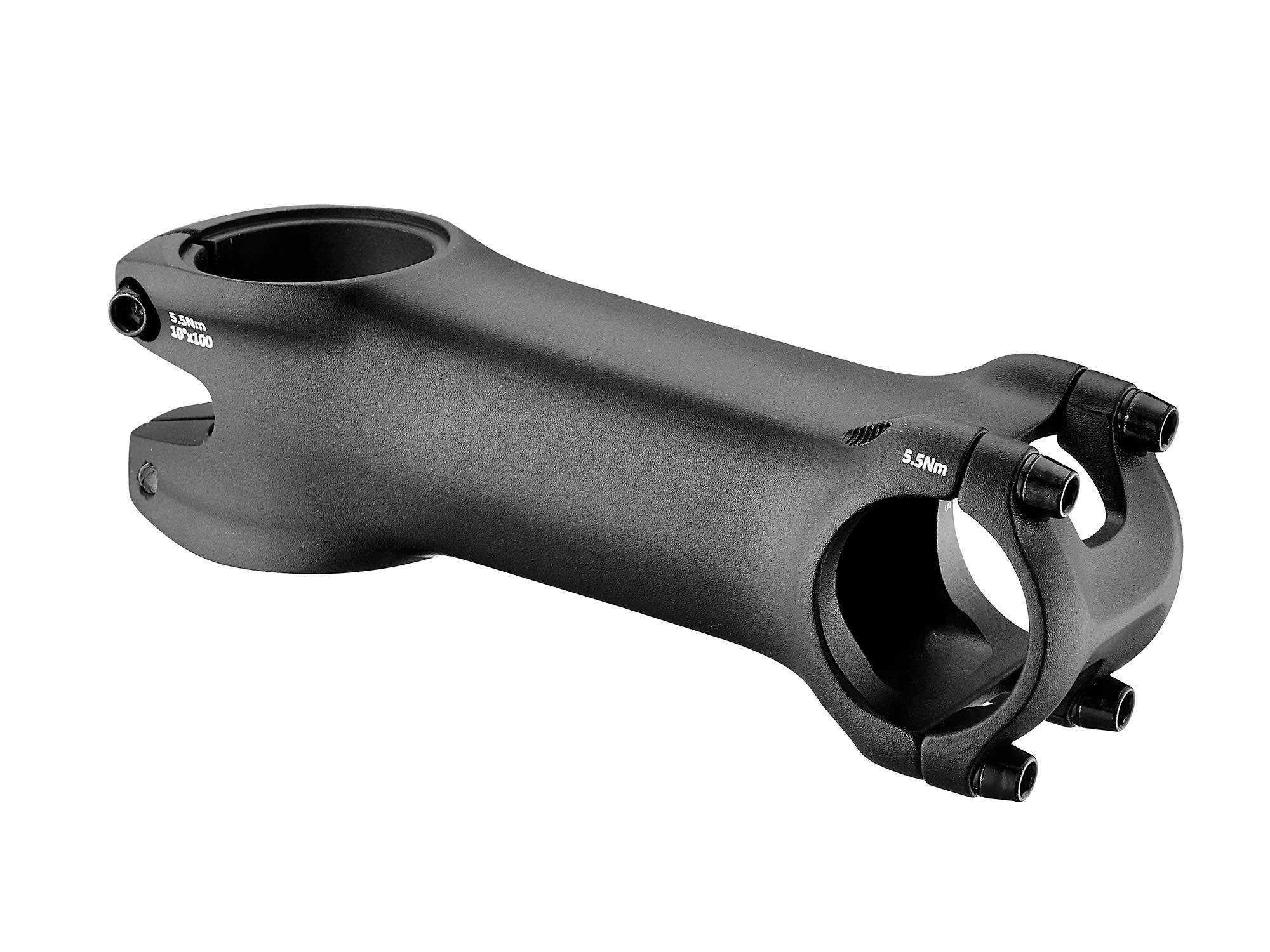 Giant Contact SL OD2 bike stem in lightweight aluminum, 70-130mm length, shown installed on a mountain bike.