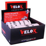 Velox 19mm cloth bicycle rim tape for durable puncture protection on bike wheels, designed for components and wheel maintenance.