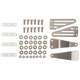 Surly Front Rack Plate Kit 2 for bike frame mounts and spare parts, showing metal brackets and mounting hardware on a bike.