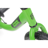 Green Ridgeback Scoot 2027 kids balance bike for toddlers aged 2+ with a lightweight frame and ergonomic handlebars.