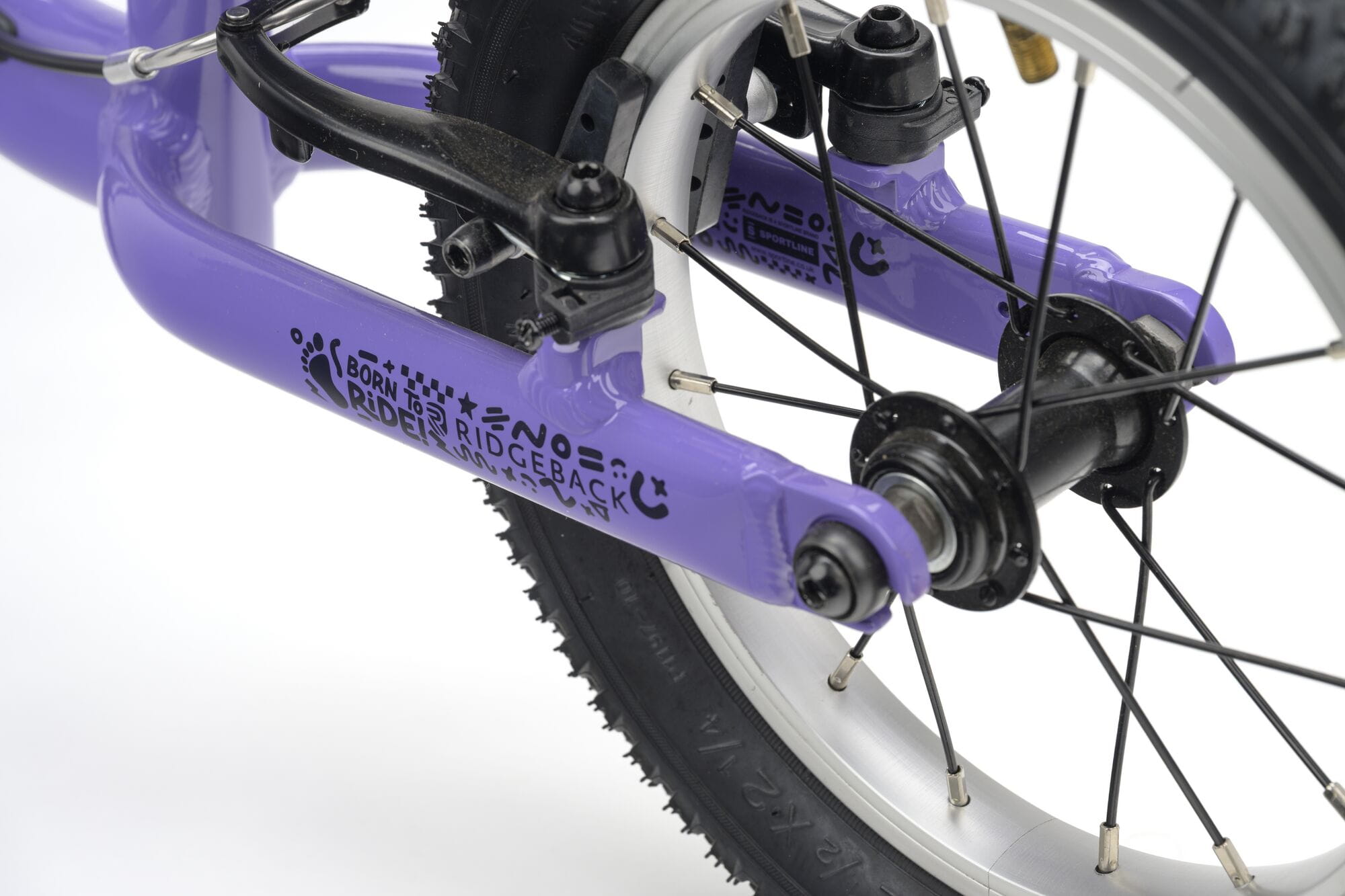 Ridgeback Scoot 2027 kids balance bike in lilac, featuring a lightweight frame and toddler-friendly design for children age 2+.