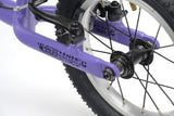 Ridgeback Scoot 2027 kids balance bike in lilac, featuring a lightweight frame and toddler-friendly design for children age 2+.