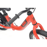 Red Ridgeback Scoot XL Kids Balance Bike 14-inch for ages 3 and up, featuring a lightweight frame and beginner-friendly design.