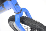 Blue Ridgeback Scoot XL Kids Balance Bike with 14-inch wheels, suitable for beginner riders aged 3 and up.