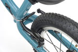 Teal Ridgeback Scoot XL Kids Balance Bike 14-inch for ages 3+, featuring a lightweight frame and beginner-friendly design.