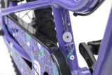 Ridgeback MX16 Kids Bike with lilac frame, 16-inch wheels, adjustable seat, designed for children aged 3.5 to 6 years.