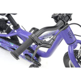 Ridgeback MX16 kids bike with adjustable 16-inch wheels, lilac color, designed for children aged 3.5 to 6 years.