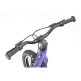 Ridgeback MX16 Kids Bike with 16-inch wheels, lilac color, adjustable frame for children aged 3.5 to 6 years, detailed close-up.