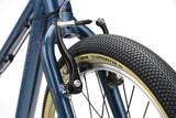 Blue Ridgeback Dimension 20 Kids Bike with 7-speed Shimano gears, suitable for children aged 5 and above, close-up detail image.