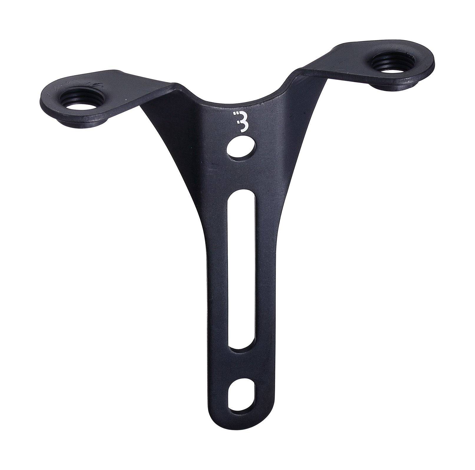 BBB BBC-90 CO2 holder for bike with dual cartridge mount, installed under bottle cage for easy access during cycling.