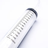 Nutrak 150ml bicycle sealant syringe with valve core tool, durable components for puncture repair and tire maintenance.