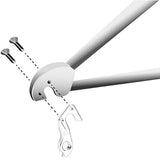 M Part Gear Hanger GT bike component, durable frame protection part with metal finish and mounting hardware for bike maintenance