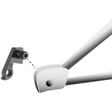 M Part Trek Gear Hanger for bike frame protection and precise shifting, shown mounted on a bicycle frame.