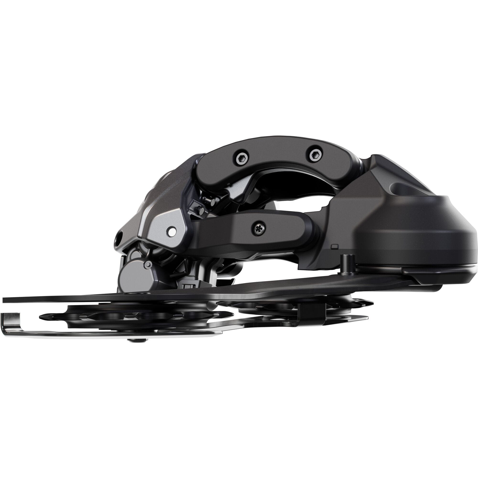 Shimano Deore RD-M6260 Di2 12-speed rear derailleur with HYPERGLIDE SGS for MTB and e-bike, shown in a close-up image.