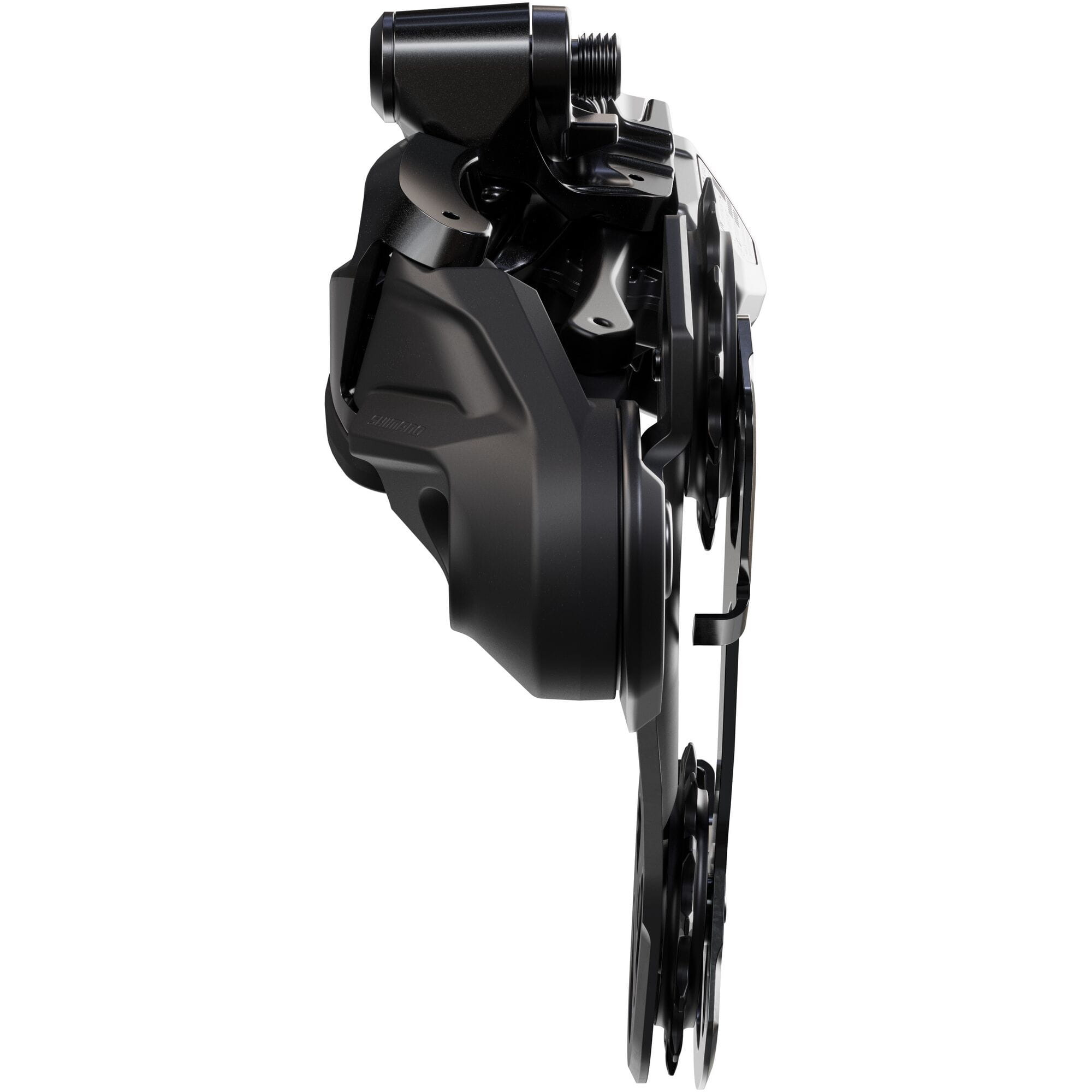 Shimano Deore XT RD-M8260 Di2 STEPS 12-speed rear derailleur with long cage and Hyperglide technology, wired component for mountain bikes.