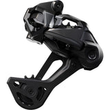 Shimano Deore XT RD-M8260 Di2 STEPS 12-speed rear derailleur with long cage for mountain bike gearing, featuring HyperGlide technology.