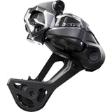 Shimano XTR RD-M9250 Di2 Wireless 12-speed MTB rear derailleur with SGS HYPERGLIDE, showcasing its sleek design and gear mechanism.