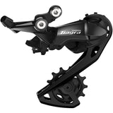 Shimano Tiagra RD-R4000 11-speed rear derailleur for road bikes, showing the lightweight component with metal and plastic parts.