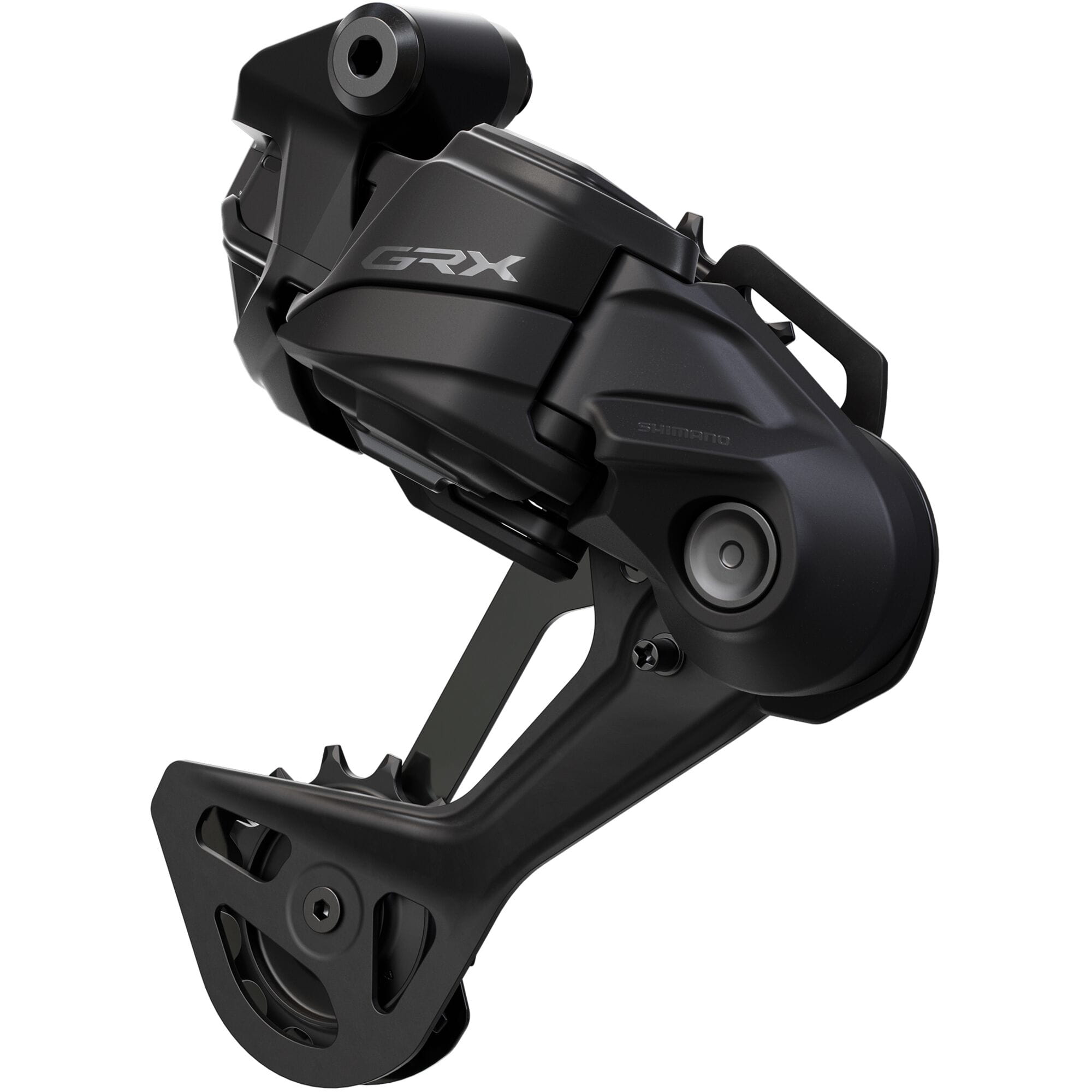 Shimano GRX RD-RX717 Di2 wireless 12-speed rear derailleur with SGS long cage and shadow finish for gravel bike components