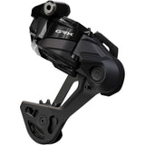 Shimano GRX RD-RX827 Di2 12-speed rear derailleur with Shadow ES for 51T cassette, bike component in black and silver finish