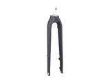 Trek FX 2 Disc rigid fork for road bikes, compatible with disc brakes, shown in a close-up image of the bike component.