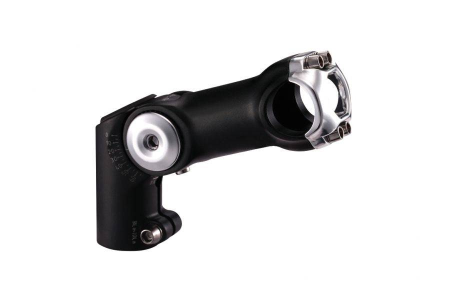 System EX adjustable riser stem with 60mm rise, 31.8mm clamp, fits 1 1/8 inch steerer tube, bike component.