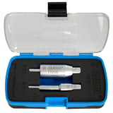 UNIOR shock bushing extractor set for 12 and 12.7mm rear shocks, workshop tool for removing shock bushings.