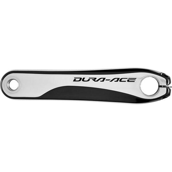Shimano Dura-Ace FC-9000 left hand crank arm, 175mm length, replacement component for high-performance bicycle cranksets.