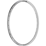 Silver DT Swiss FR 541 SBWT 27.5-inch disc brake rim with 32 holes and Presta valve, designed for mountain bike components.
