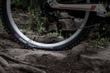 Silver DT Swiss FR 571 SBWT 27.5-inch disc-specific rim with 32 holes and Presta valve for mountain bike components