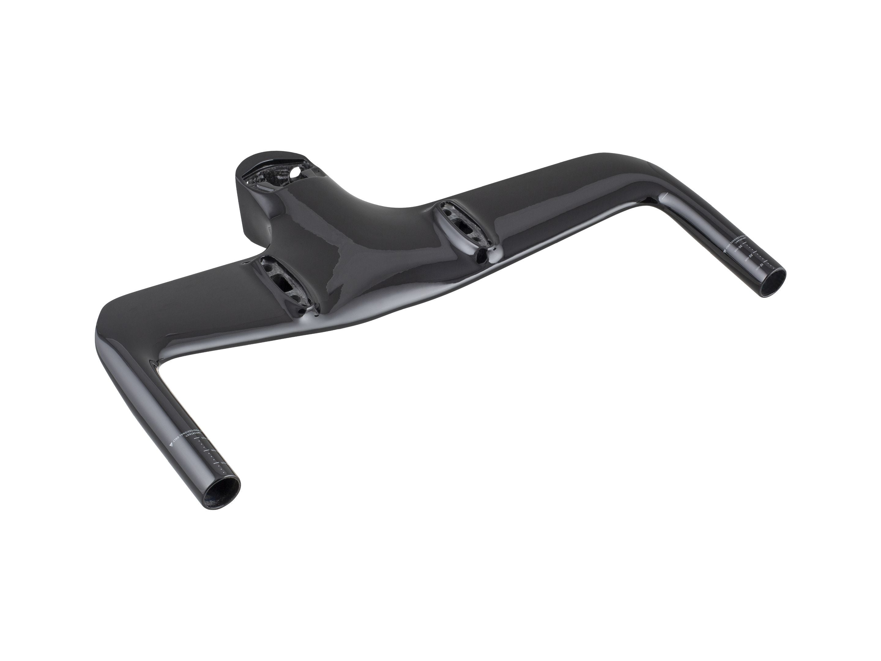 Trek Aero Handlebar for Speed Concept SLR R2 showing aerodynamic bike bar and stem on a racing bicycle.