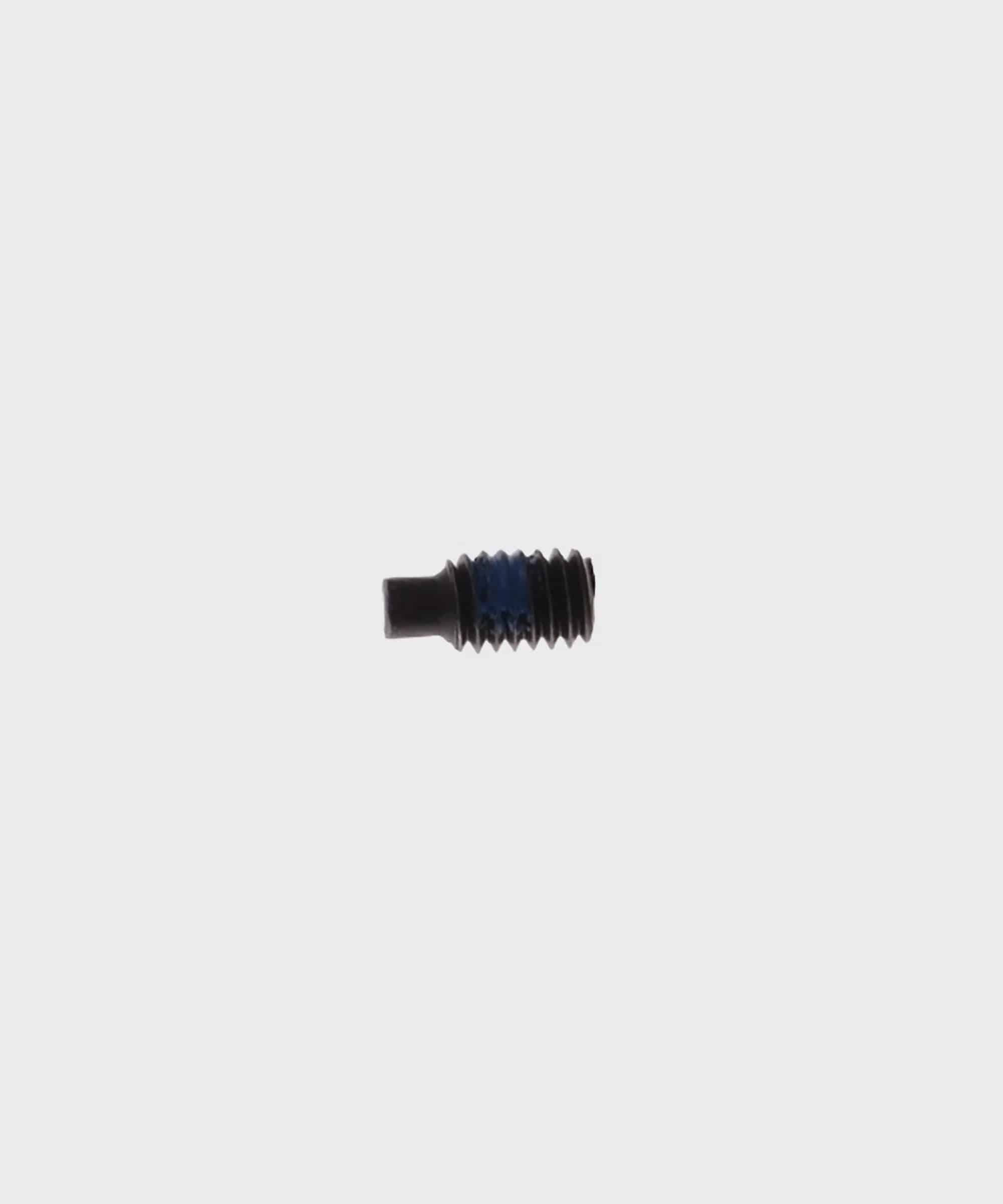 Black Fox Screw Metric M4 x 7mm x 8mm dog point Torx component for suspension and steering applications.