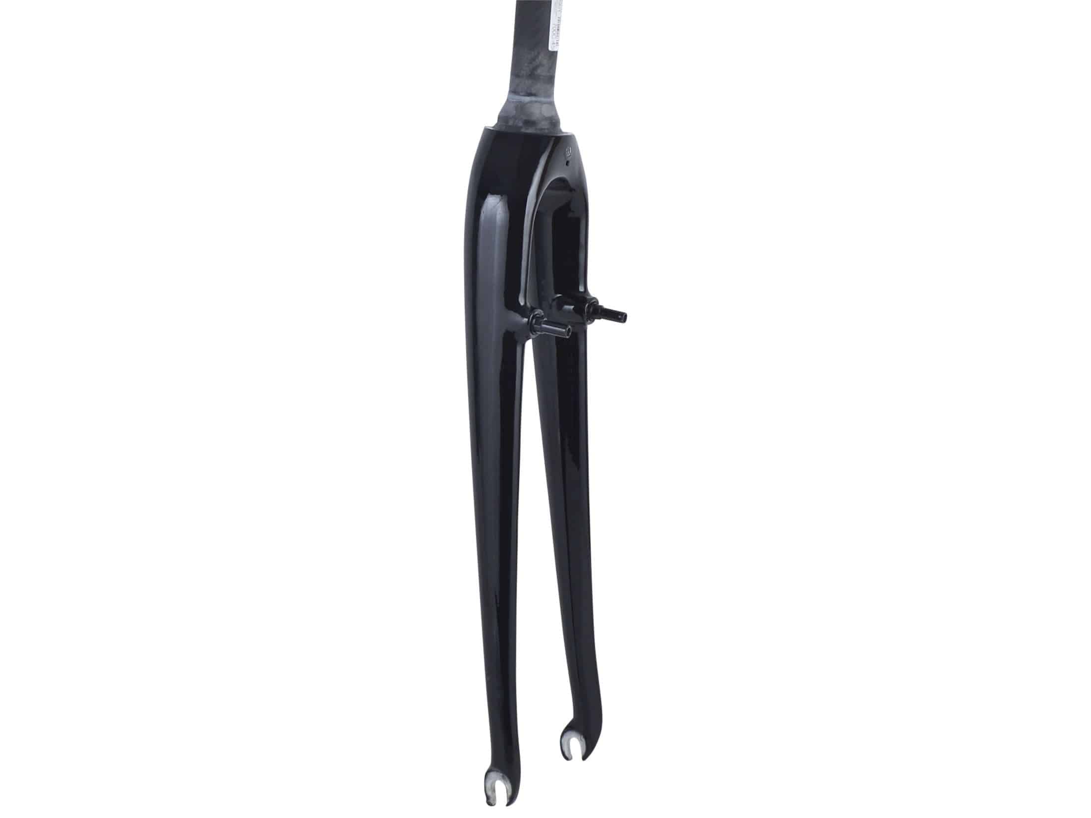 Trek Boone & Crockett 700c rigid fork in black, 312mm length with 45mm offset, designed for bike components.
