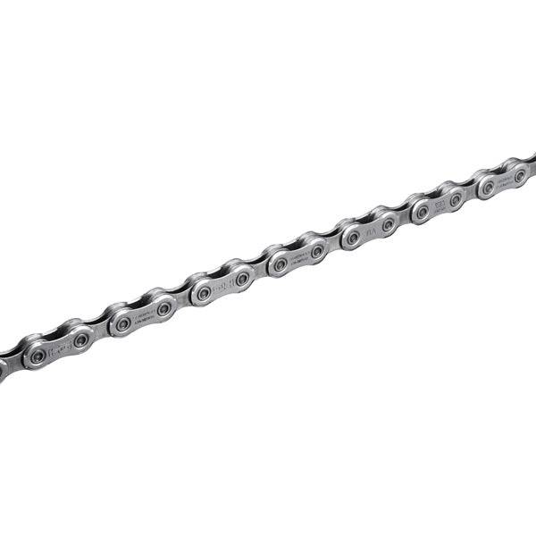 Shimano XT/Ultegra 12-speed HG+ chain with quick link, 126 links, for bicycle drivetrain components.