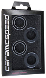 Trek CeramicSpeed Shimano Coated BB90/95 bottom bracket kit in grey with 90mm spindle, no axle, for road bike components.