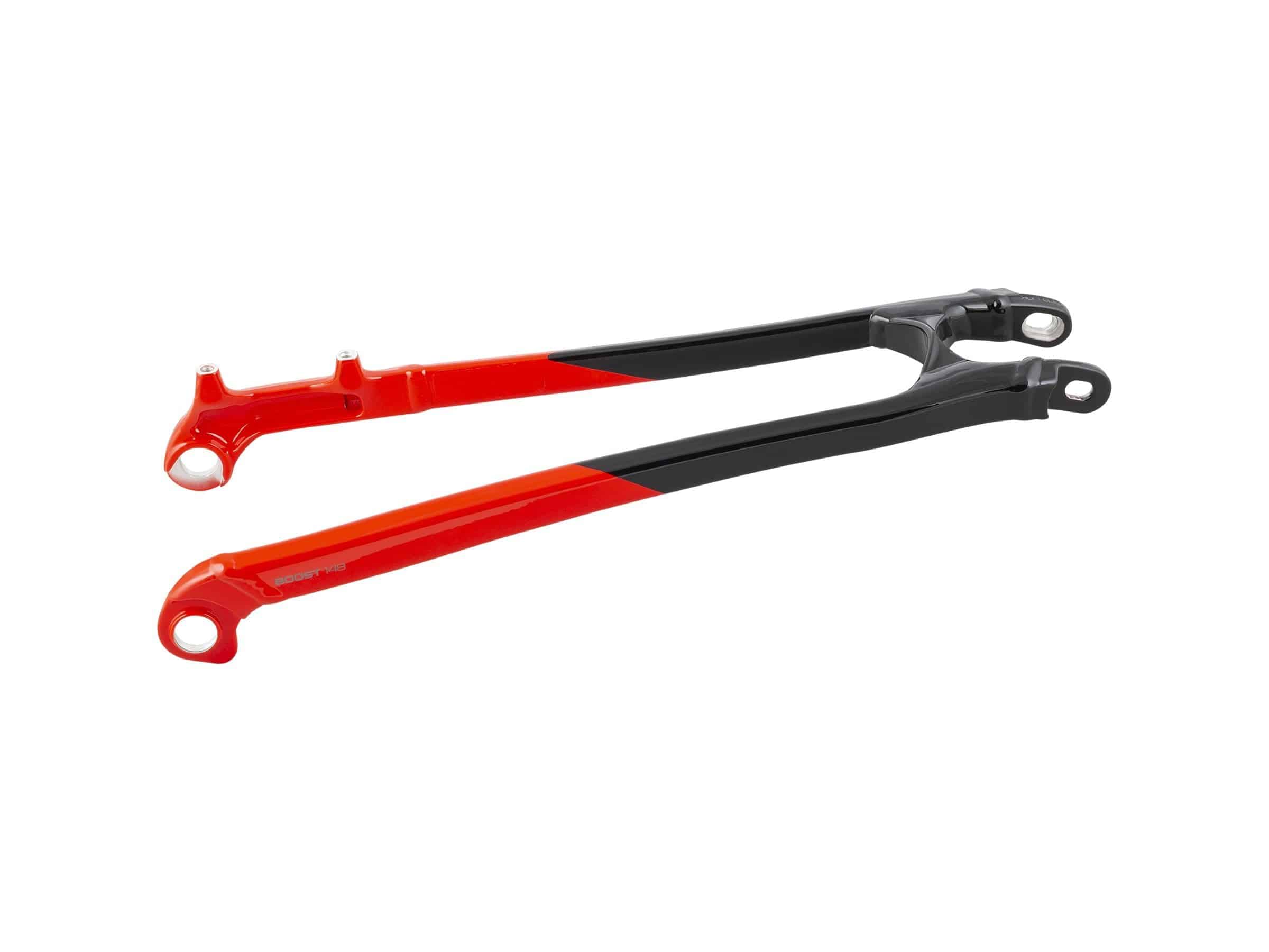 Trek Fuel EX 29 2021 aluminum seatstay frame replacement part for mountain bike, showing the durable aluminum construction.