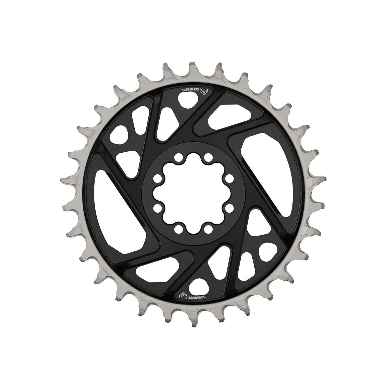 SRAM Eagle T-Type Direct Mount Chainring with 3mm offset and 8 bolts, designed for XX D1 2023 mountain bike components.