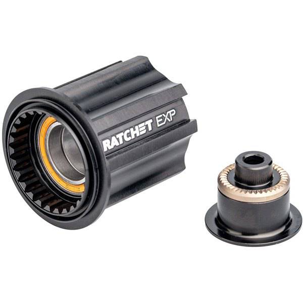 DT Swiss Ratchet EXP Freehub Conversion Kit for Campagnolo road bikes with ceramic bearings, 130/135mm QR quick-release components