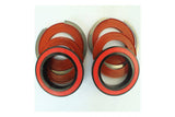 Enduro Bearings BSA Ceramic Zero black and blue 24mm outboard bottom bracket bearing kit showing bearings and packaging.