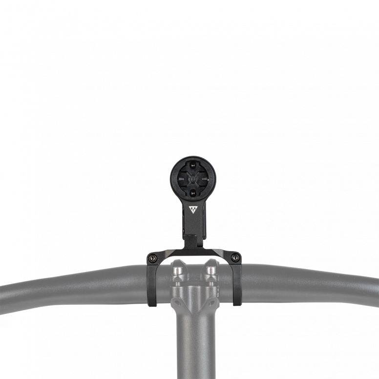 Topeak UTF Multi-Mount Pro handlebar mount for GPS and cycle computers in black, designed for bike accessories.