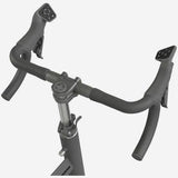 Elite Square Smart Frame accessory for direct drive trainers with adjustable fit and virtual shifters, shown on a trainer setup.