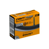 Continental Race Tube Supersonic 700x20-25C road bike tube with Presta valve, 42mm length, for cycling components.