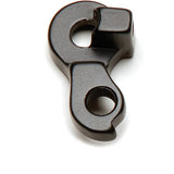 Wheels Manufacturing CNC machined replaceable derailleur hanger dropout for bicycle components, showing detailed metal craftsmanship.
