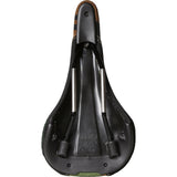 SDG Bel Air titanium alloy rail bike saddle for MTB, cyclocross, and road riding, showcasing its sleek design and lightweight construction.