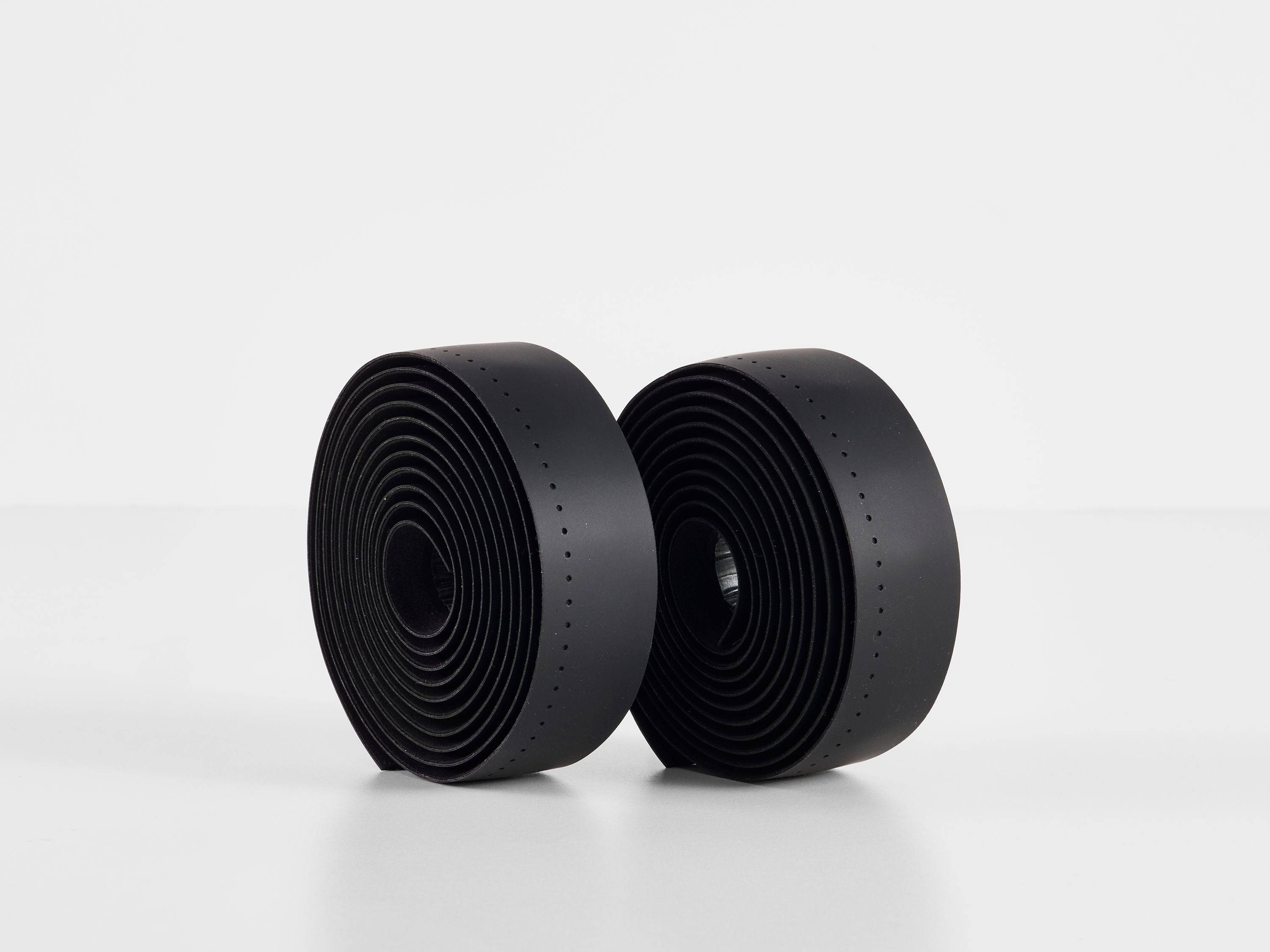 Trek Perf Line handlebar tape set for cycling, durable and comfortable bar tape with black and red design on bike handlebars