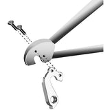 Durable M Part gear hanger for KTM bikes, replacement frame protector component, designed for bike maintenance and durability.