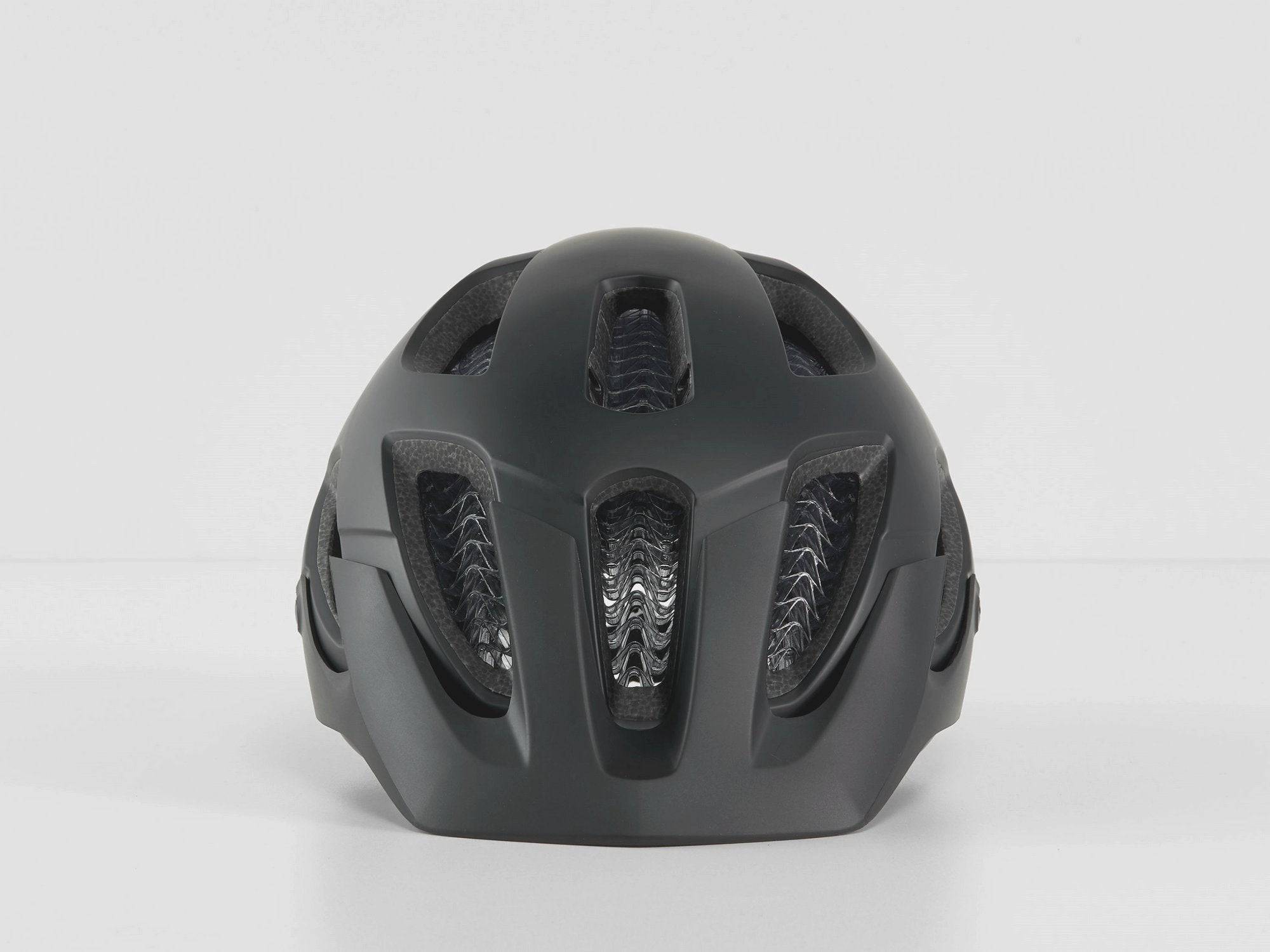 Bontrager Blaze WaveCel mountain bike helmet with Boa fit system and Blendr mount, shown in a side view with adjustable straps.
