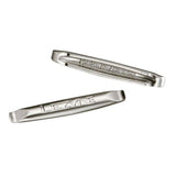 Lezyne Alloy Tyre Lever Pair for bike tire repair, featuring durable, ergonomic design, ideal for workshop use.